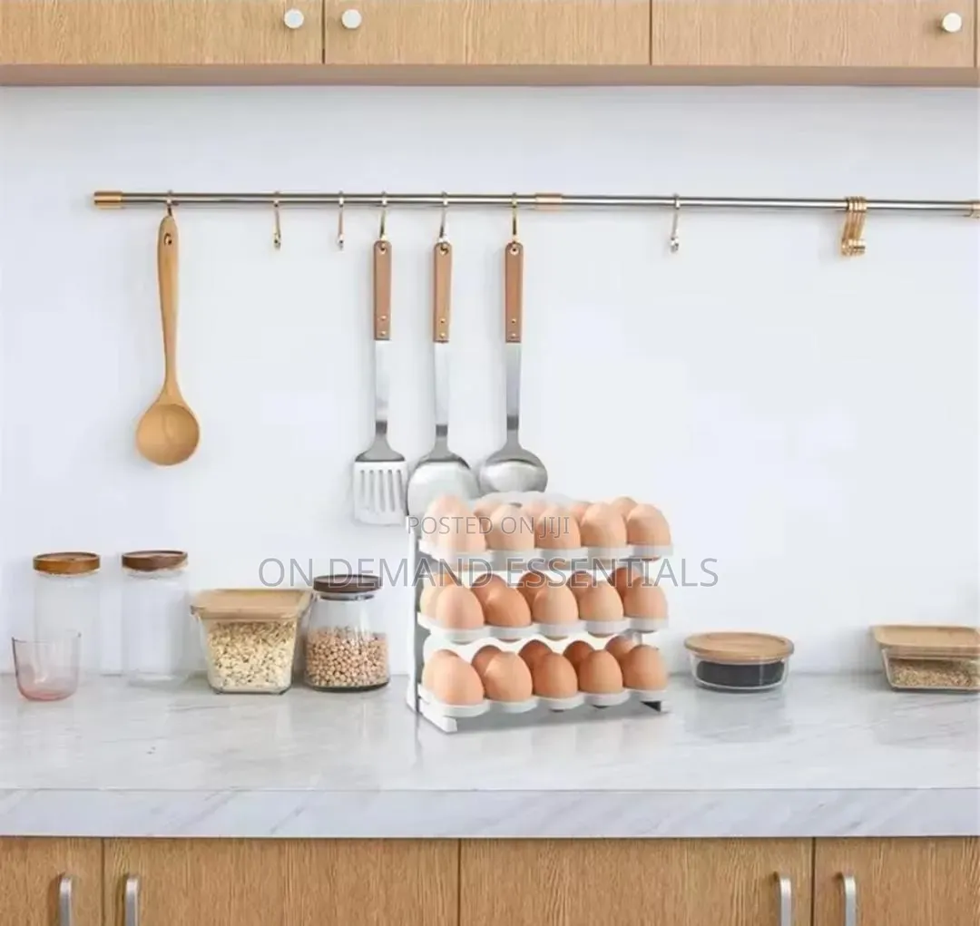 3 Layerd Foldable Egg Storage Rack