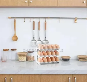 3 Layerd Foldable Egg Storage Rack