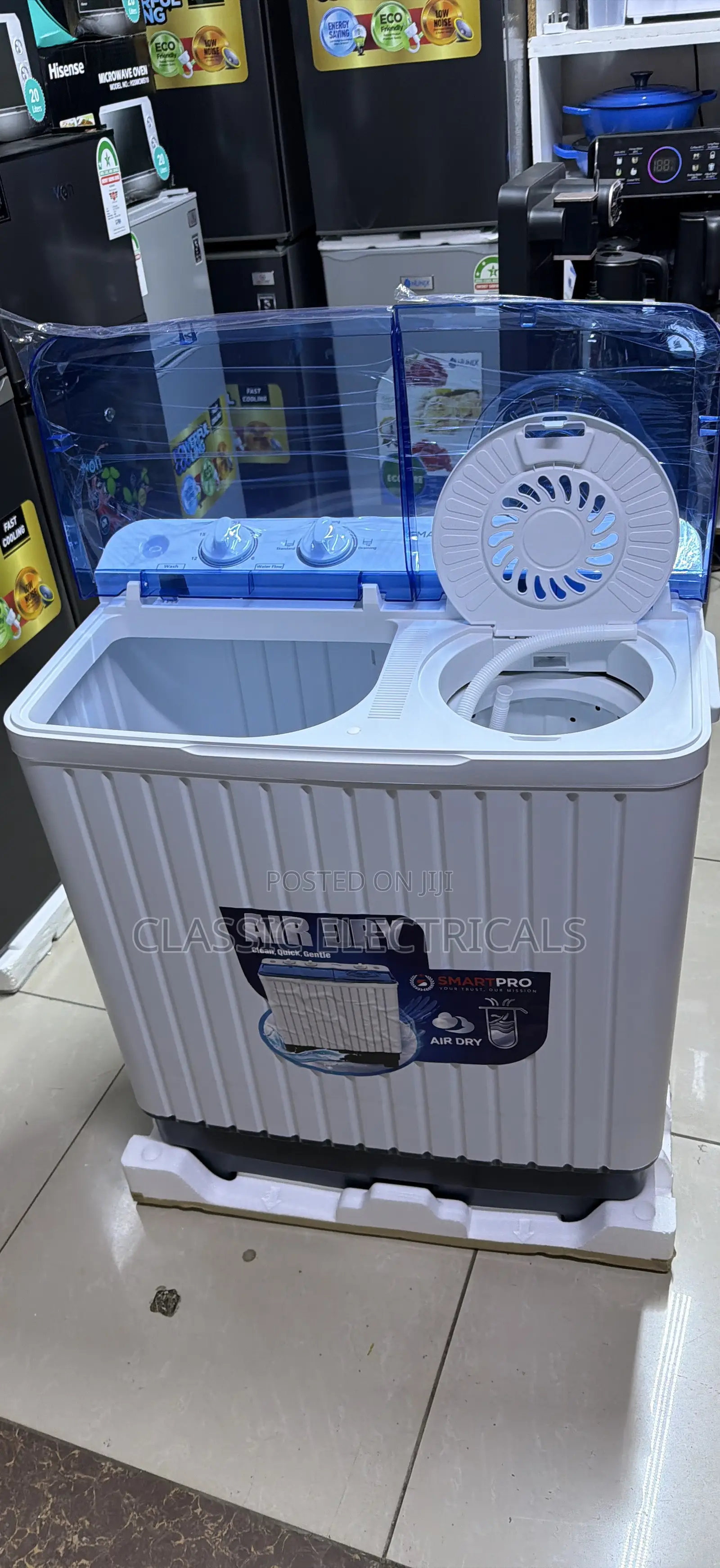 Wash and Spin Twin Tub 8kgs Washing Machine @18000/-