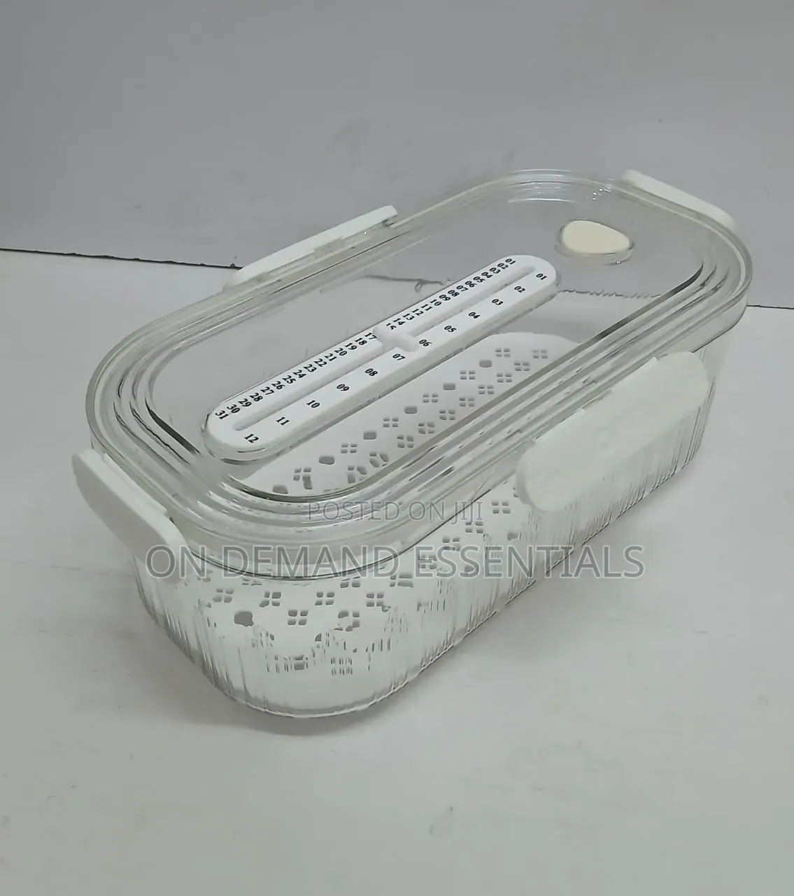 Timekeeping Stackable Fridge /Storage Organizer