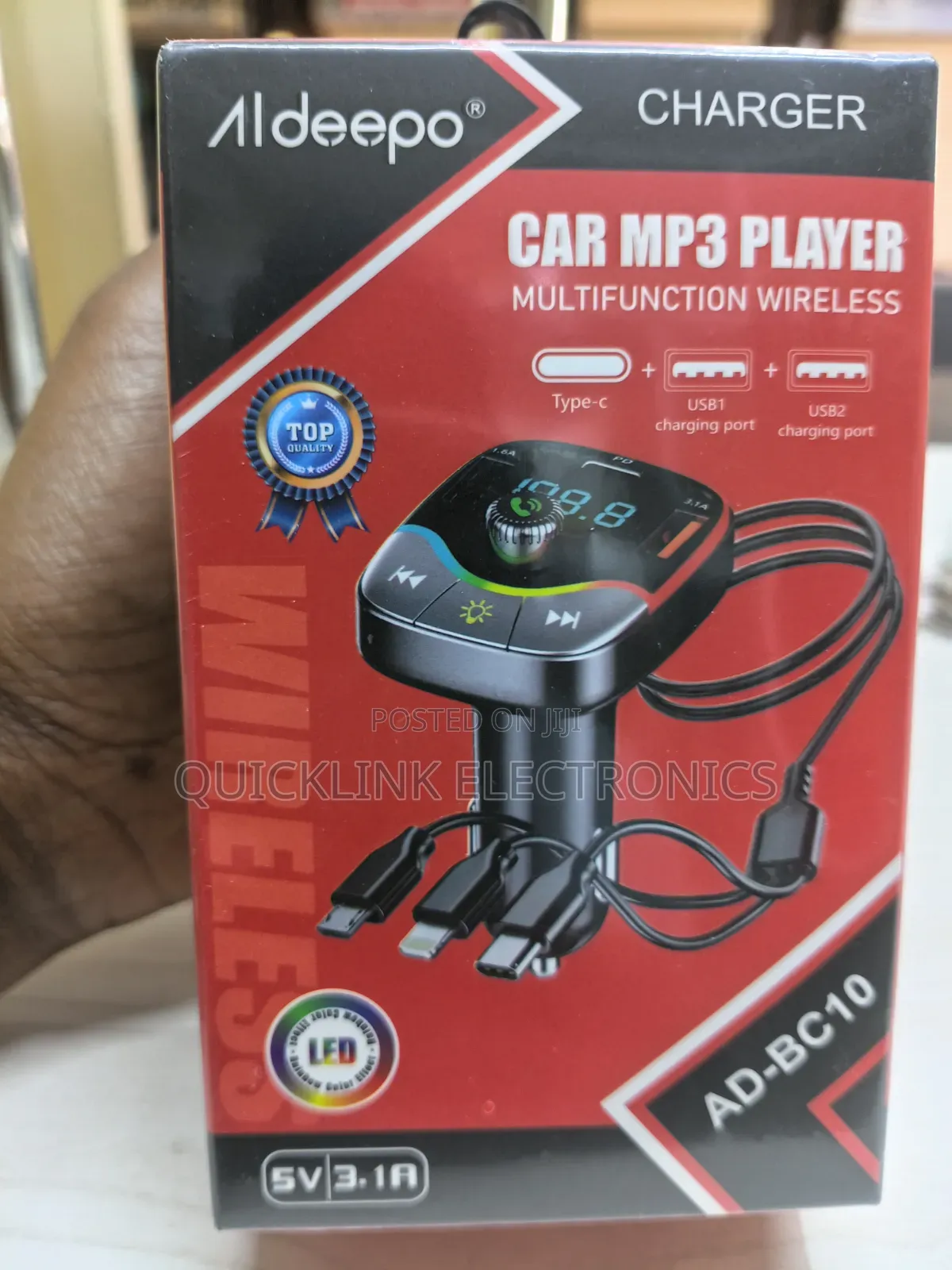 Aldeepo Car MP3player and Charger