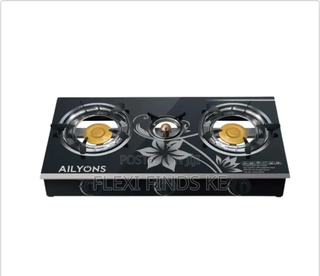AILYONS 3-Burner Tabletop Gas Cooker