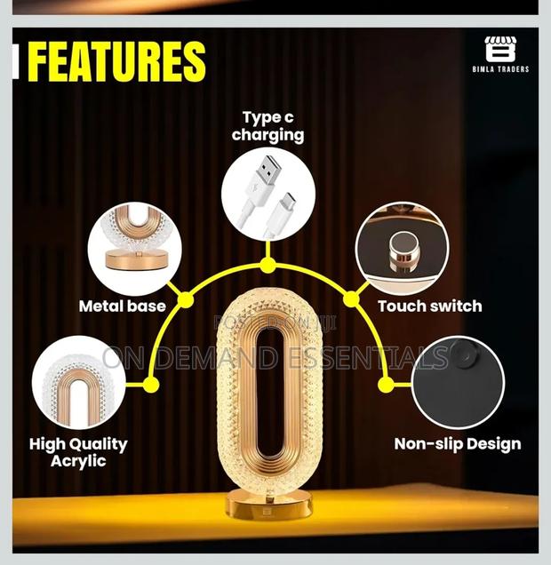 Crystal Table Lamp - thumbnail 3