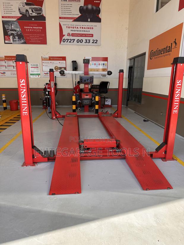 Commercial Sunshine Italy 3d Alignment System With Four Post Lift