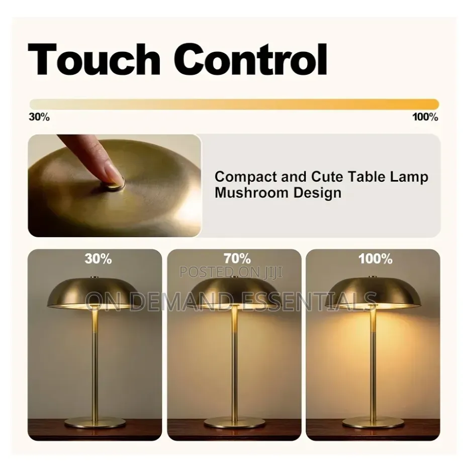 Led Mushroom Table Lamp