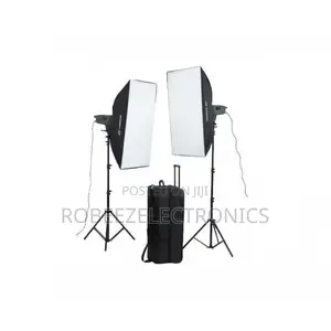 VISICO VE400 Plus Studio Strobe Kit With Softbox and Stands