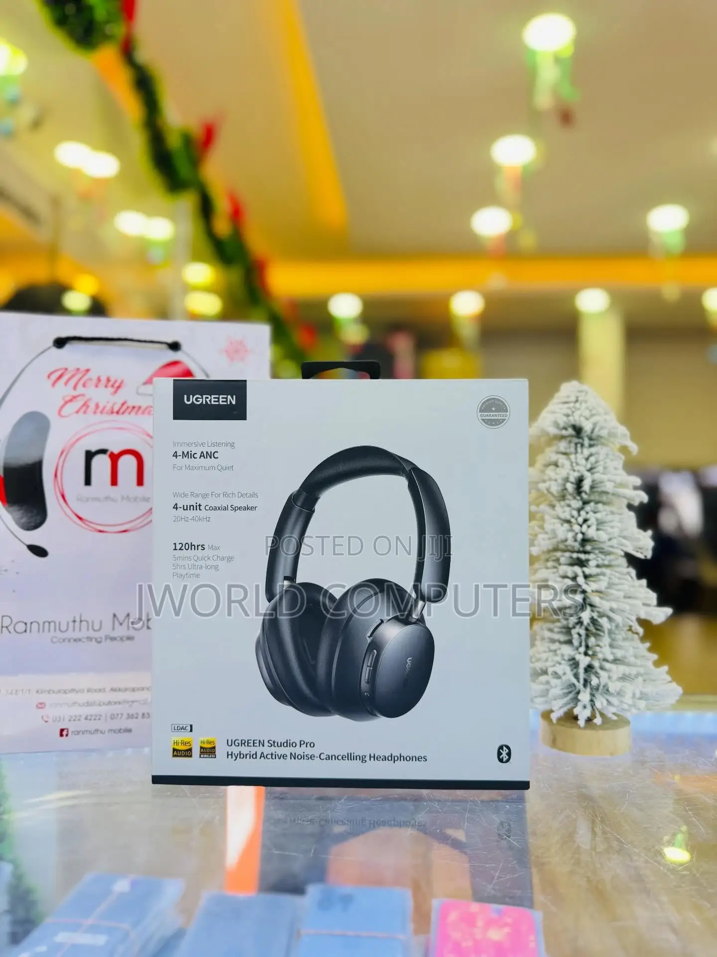 Ugreen Studio Pro Hybrid Active Noise-Cancelling Headphones - Hp206