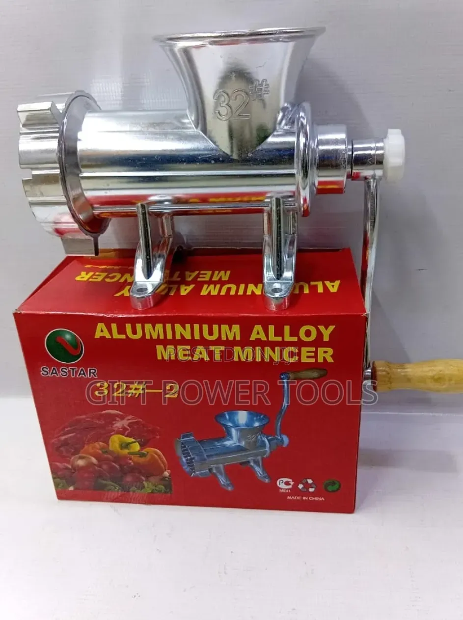 Aluminum Meat Mincer/Manual Stainless #32 Meat Mincer Machine