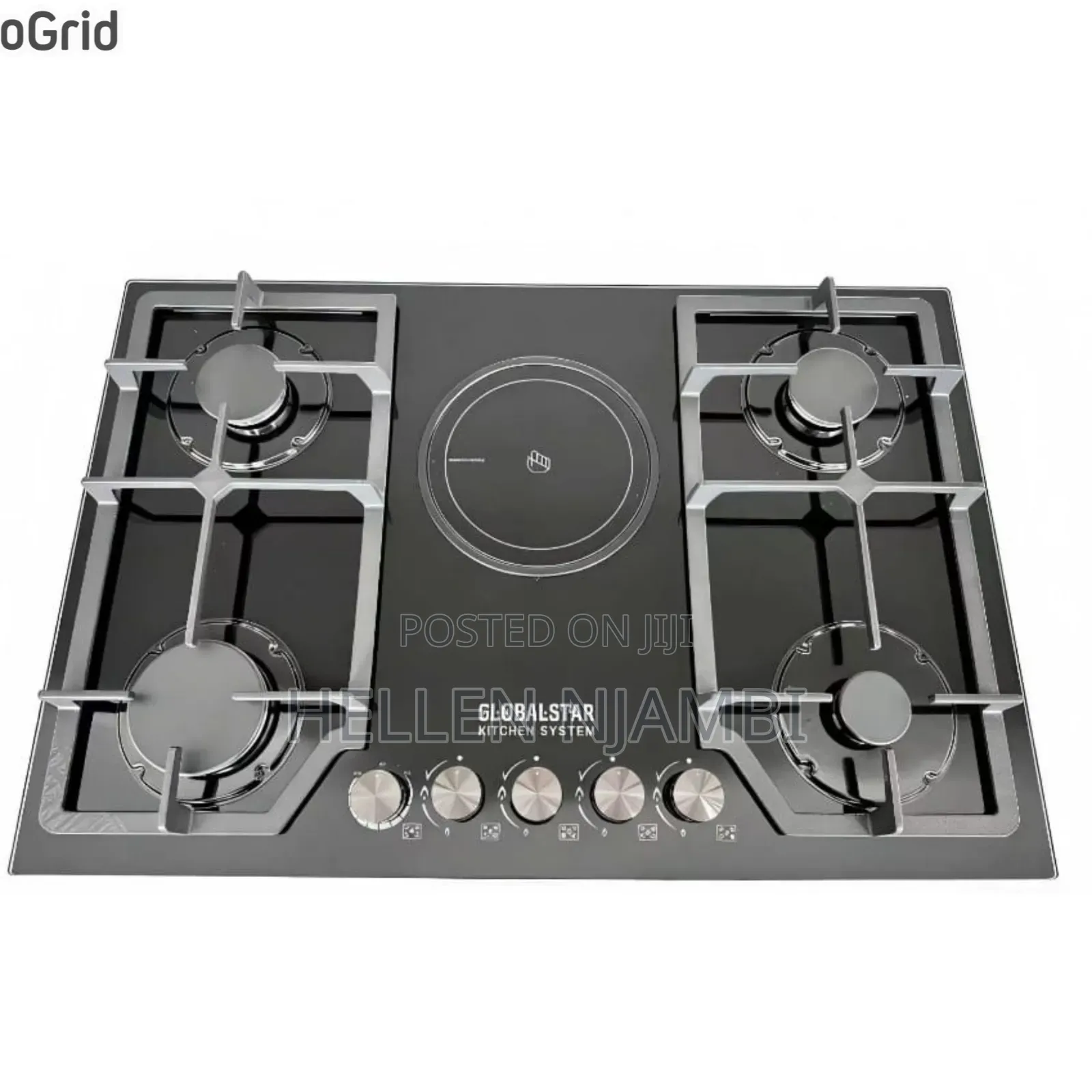 Globalstar 5 Burner GS-5G22 4 Gas+ 1 Electric Stove Hob Inbuilt Cooker