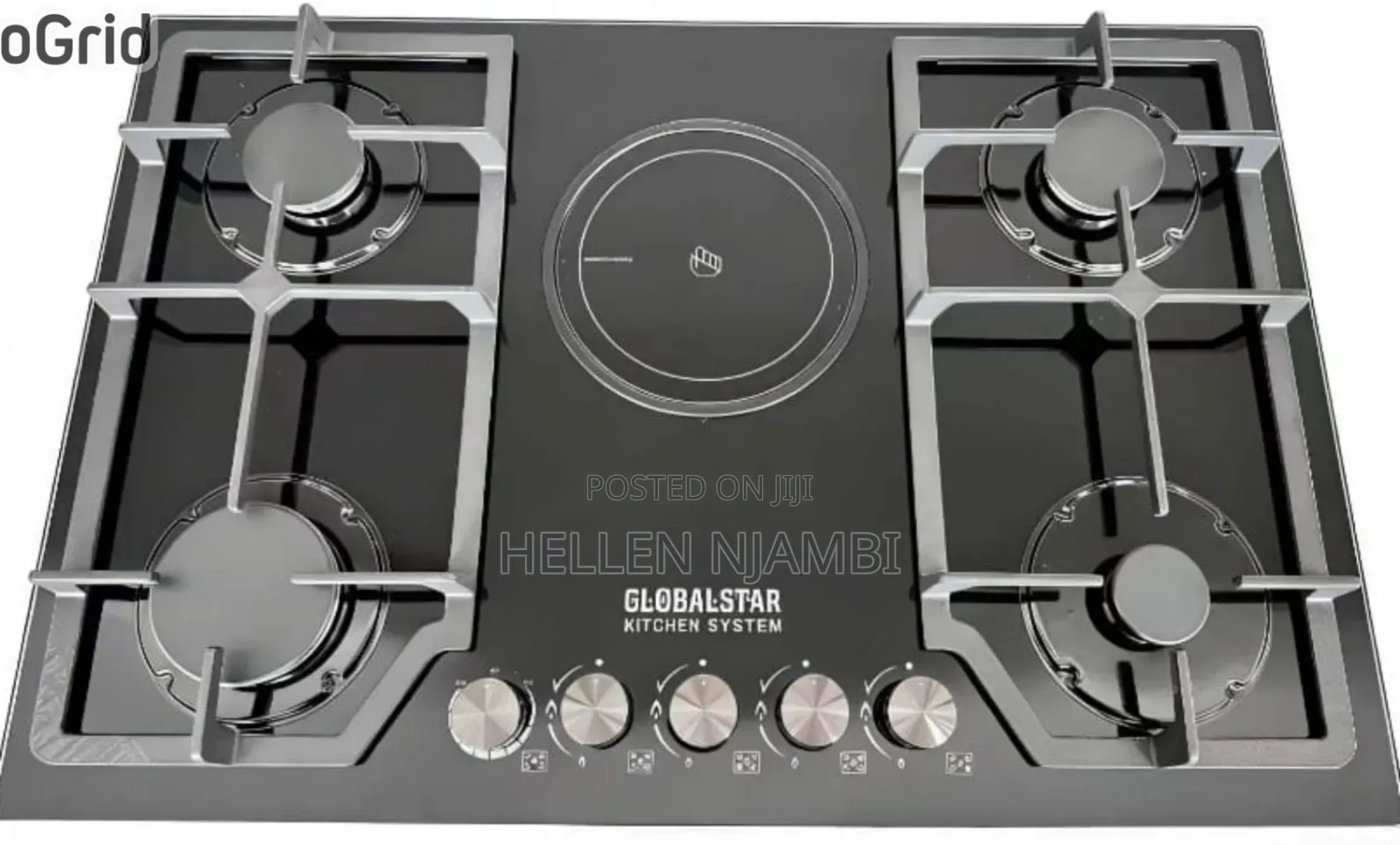 Globalstar 5 Burner GS-5G22 4 Gas+ 1 Electric Stove Hob Inbuilt Cooker