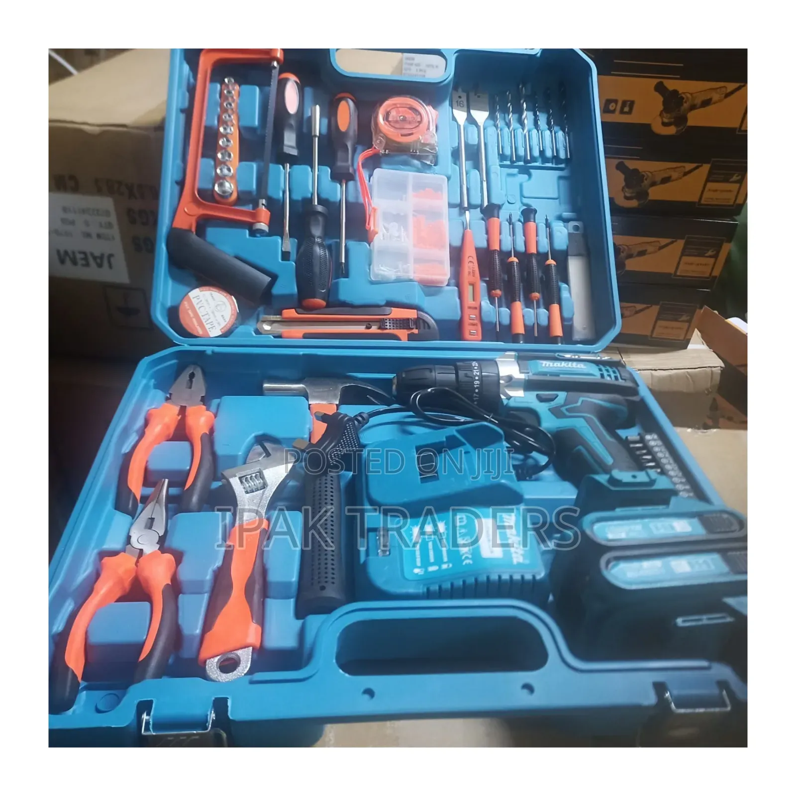 Makita Complete Cordless Drill Tools Set - BLUE