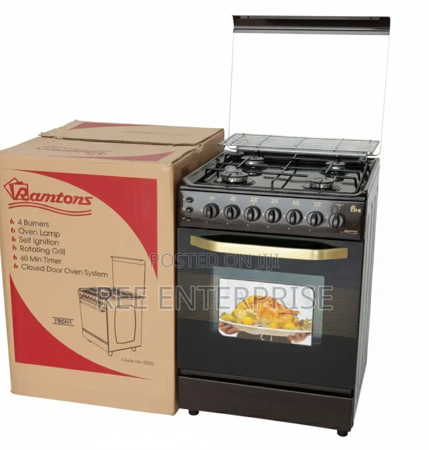New in 55*60 Ramtons Full Gas Standing Cooker