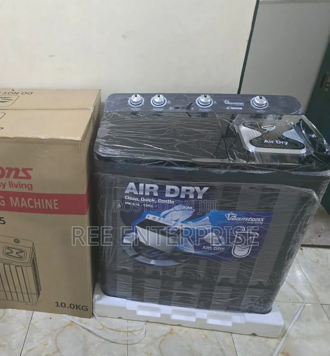 15kgs Top Load   Ramtons Twin Tub  Washing Machine