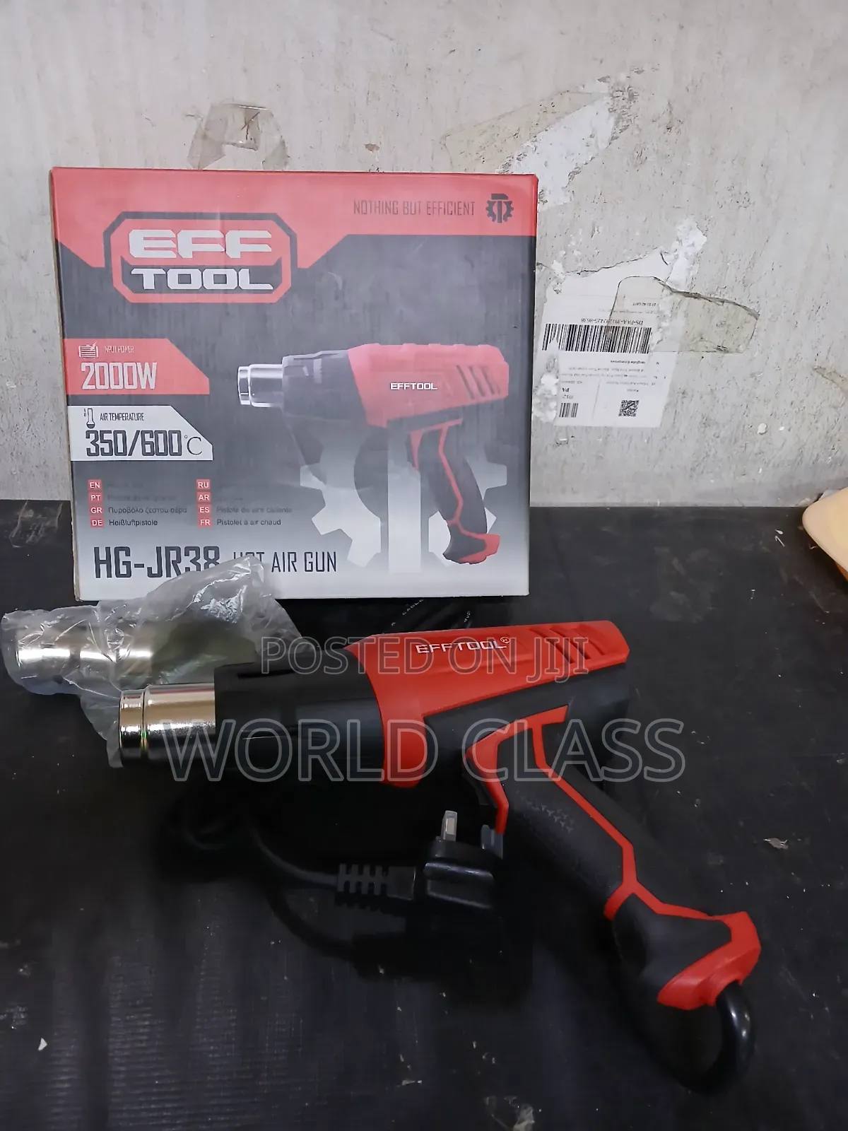 EFFTOOL HG-JR38 2000W Professional Hot Air Gun