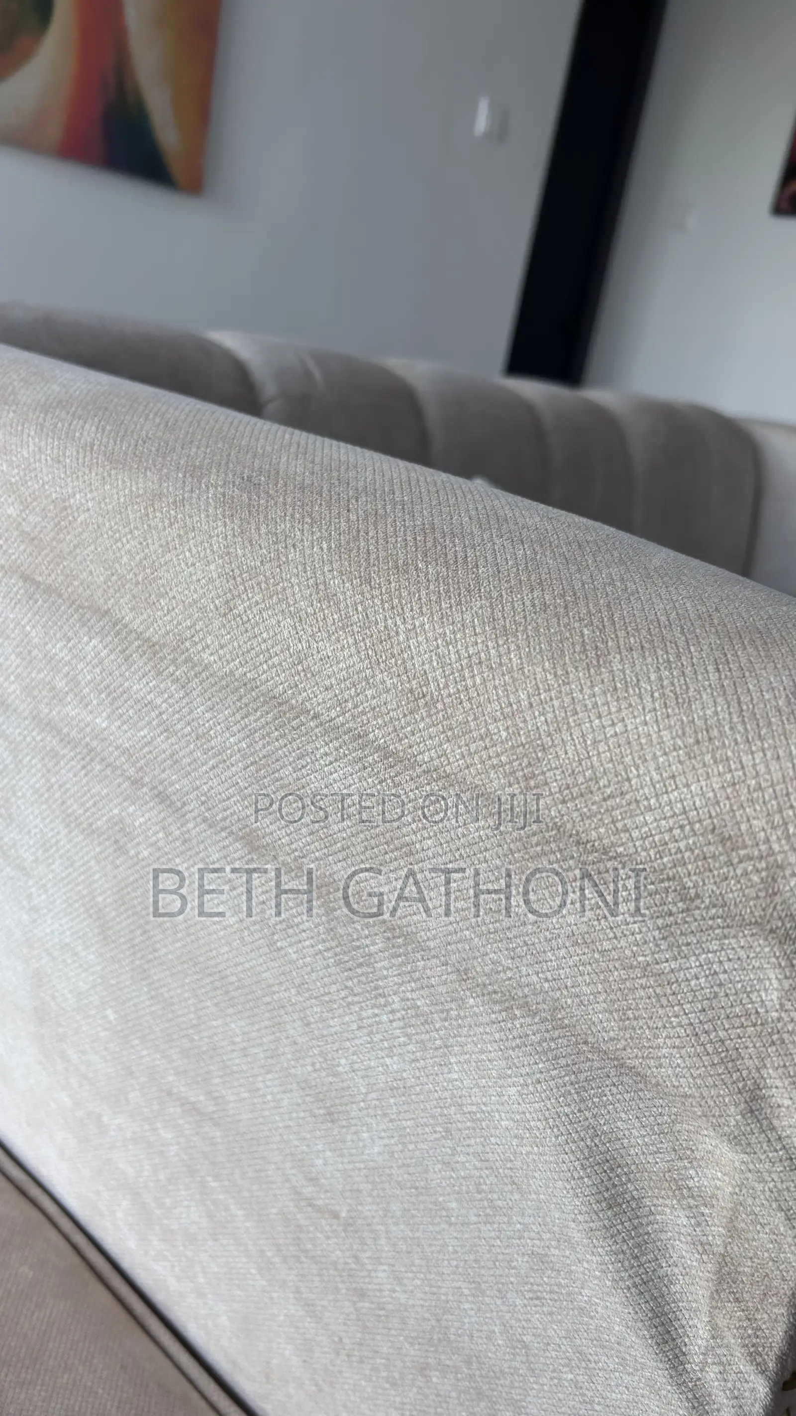 5 Seater Warm Beige Couch