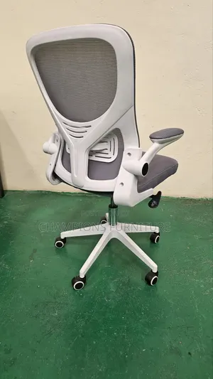 Grey Ergonomic Fliparm Office Chair