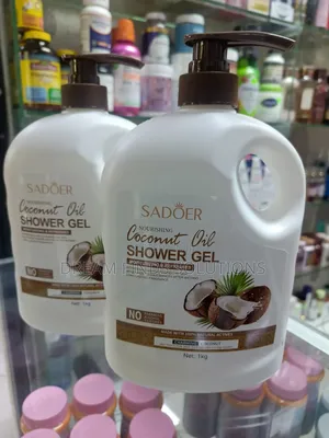 SADOER Luxury Coconut Oil Shower Gel – Deep Moisture & Refresh (1kg)