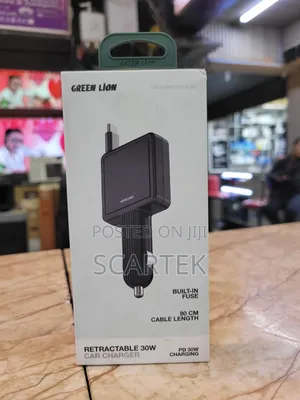 30w Retractable Car Charger