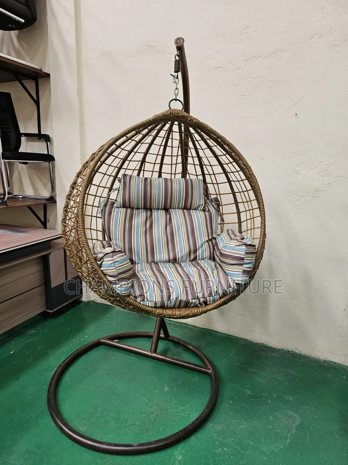 Single Seater Outdoor Rattan Eggswing