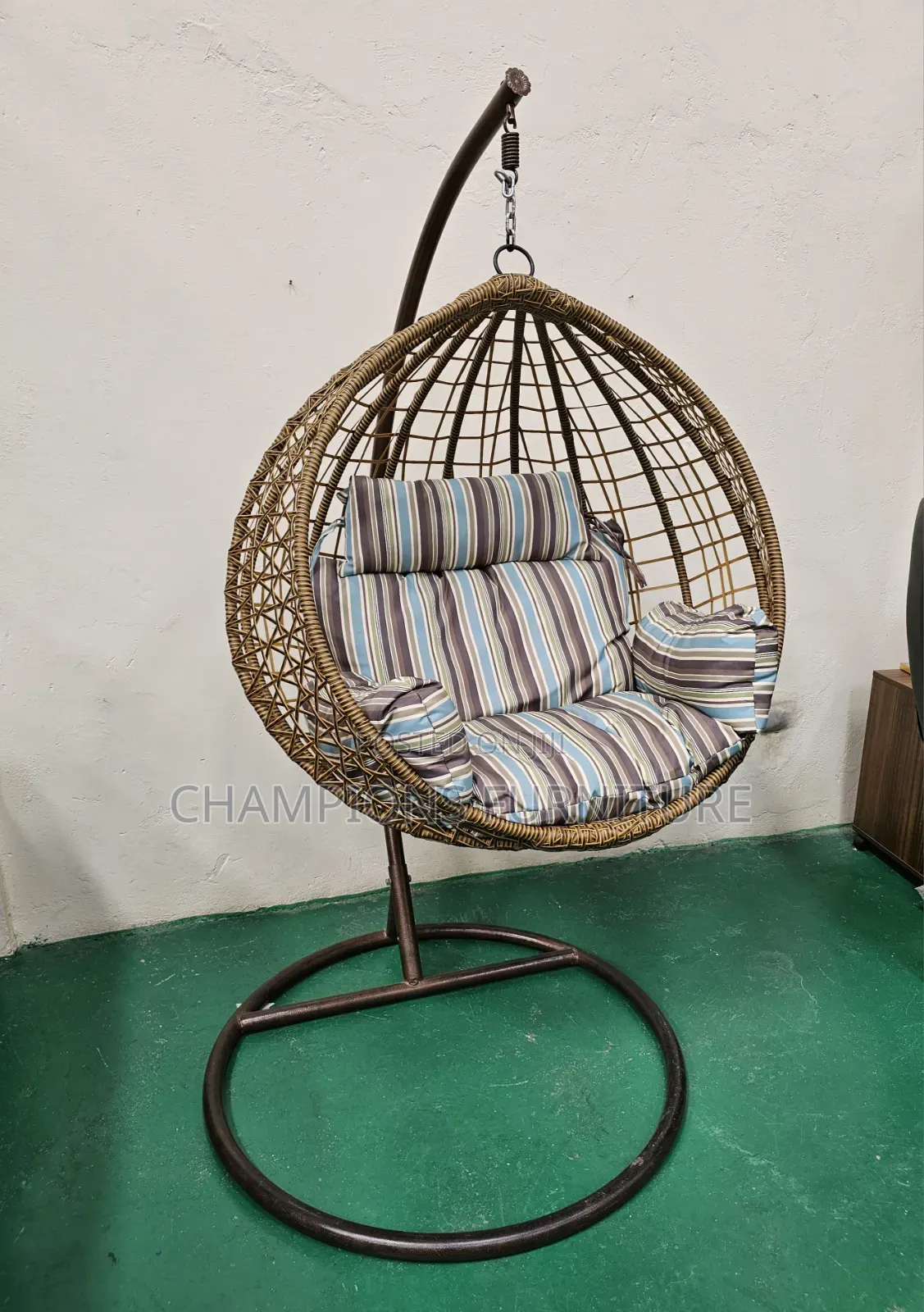 Single Seater Outdoor Rattan Eggswing