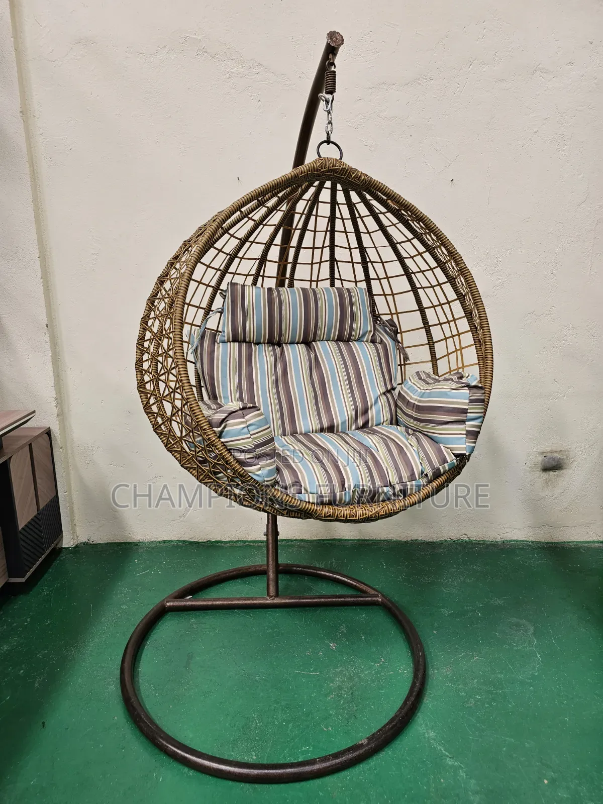 Single Seater Outdoor Rattan Eggswing