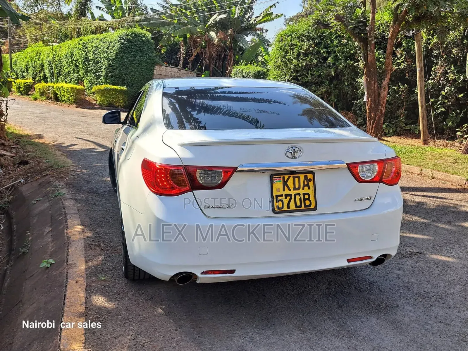 Toyota Mark X 2012 White