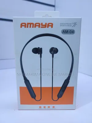 Amaya AM - 04 Neckband, Deep Bass, Long-Lasting Battery