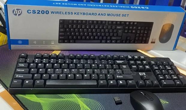 HP CS200 Wireless Keyboard and Mouse Combo Set Full Size