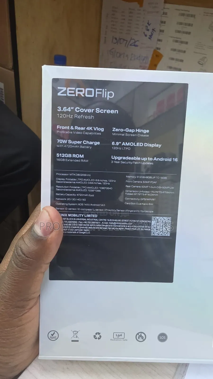 New Infinix Zero Flip 512 GB Black