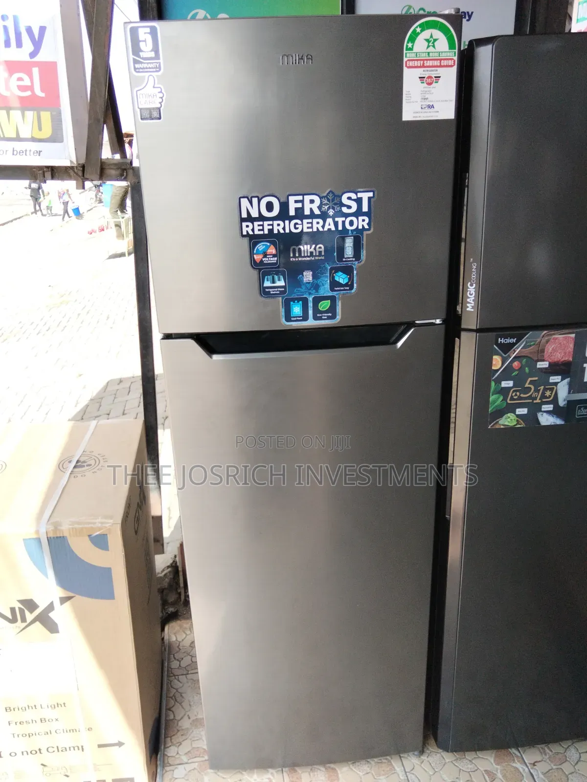 Mika 247 Litres Double Door Refrigerator No Frost