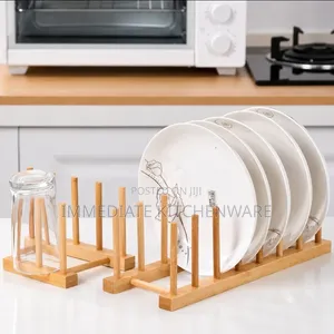 Bamboo Plate /Pot Lids Holder