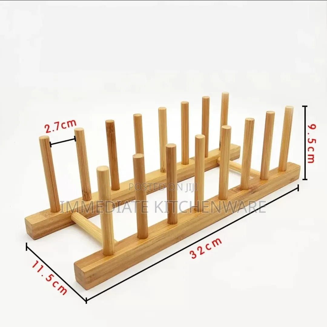Bamboo Plate /Pot Lids Holder