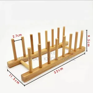 Bamboo Plate /Pot Lids Holder