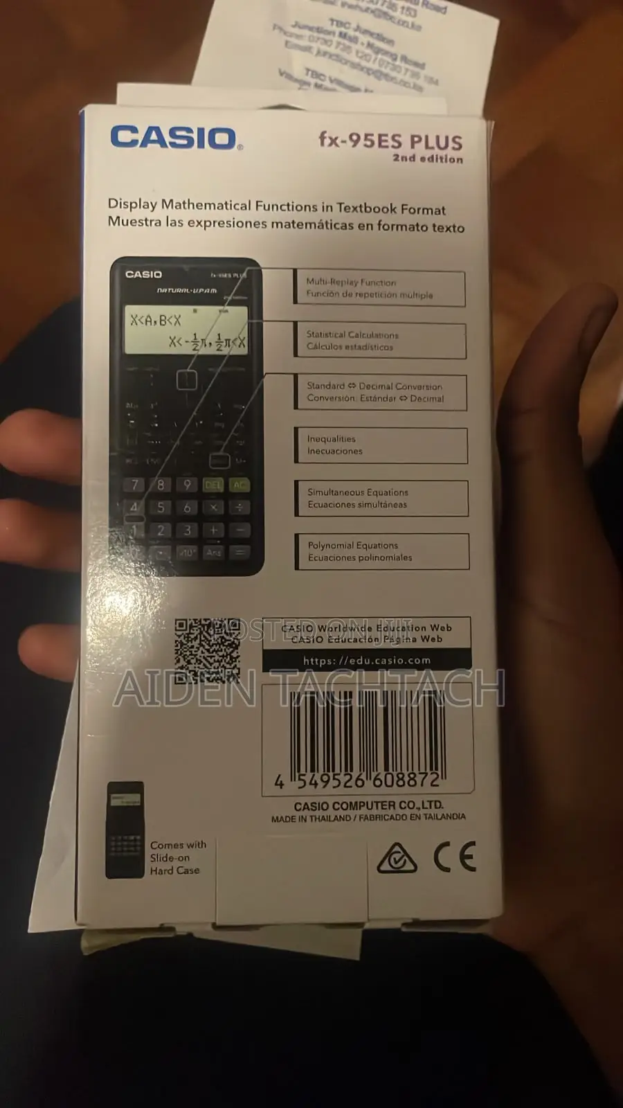 Casio Fx-95es PLUS 2nd Edition Scientific Calculator