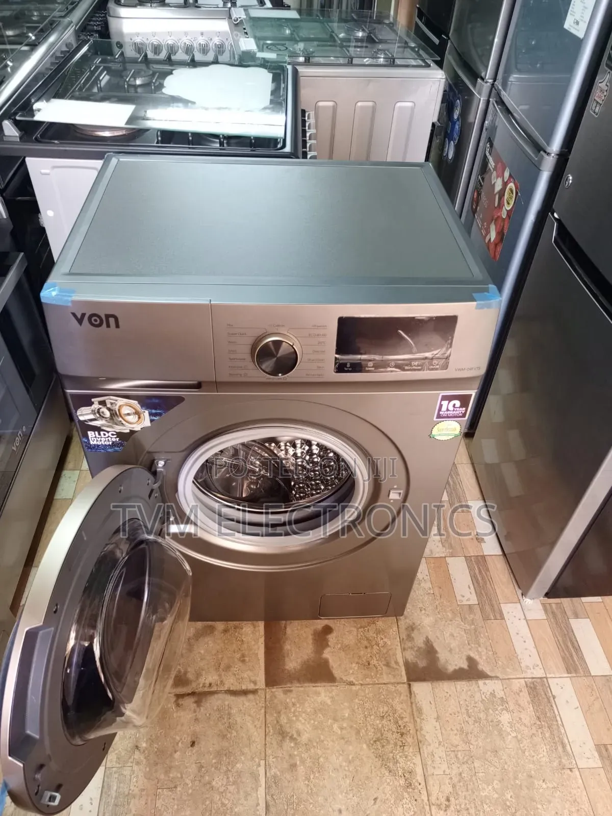 VON 8KG - WASH AND SPIN - Full Automatic, Front Load Washing Machine