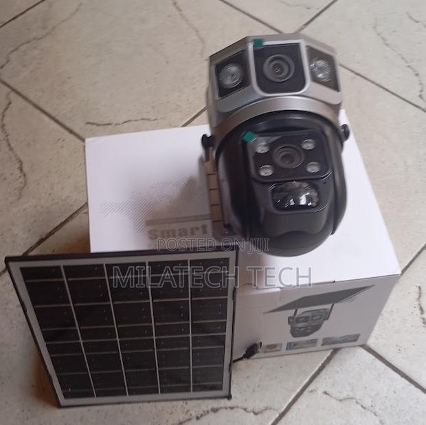 Dual Lens 4G Solar Powered Security Camera – Outdoor CCTV