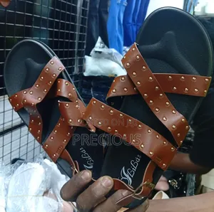 Leather Open Shoes