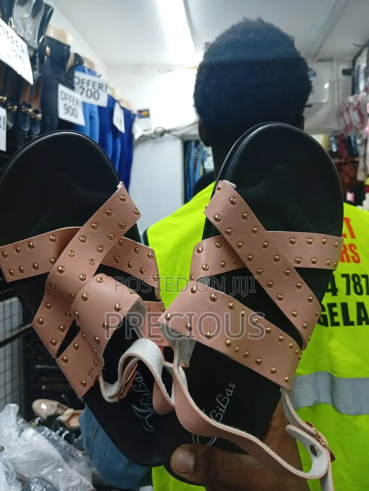 Leather Open Shoes