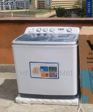 Von 13kgs Twin Tub Washing Machine -White