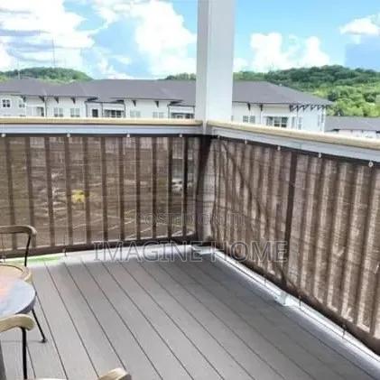 Smart Balcony Privacy Brown Balcony Shield