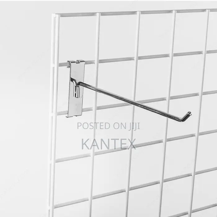 Generic Stainless Steel 6”Inch Wire Grid Display Hooks/WireMesh Hooks