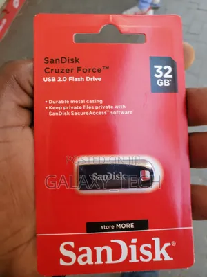SanDisk Cruzer Force 32GB USB 2.0 Flash Drive - Metal Casing