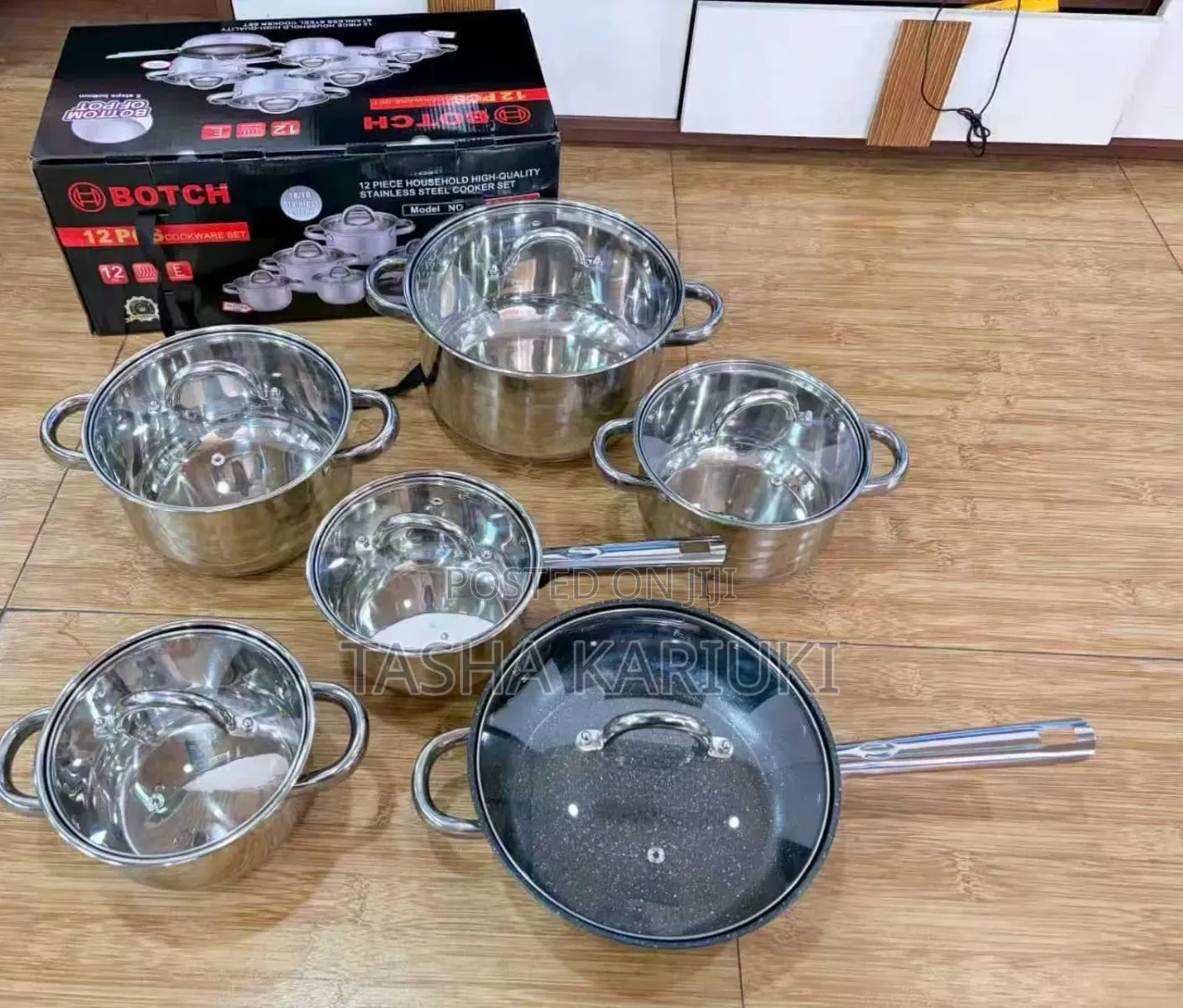 Botch 12pc Stainless Steel Cookwàre