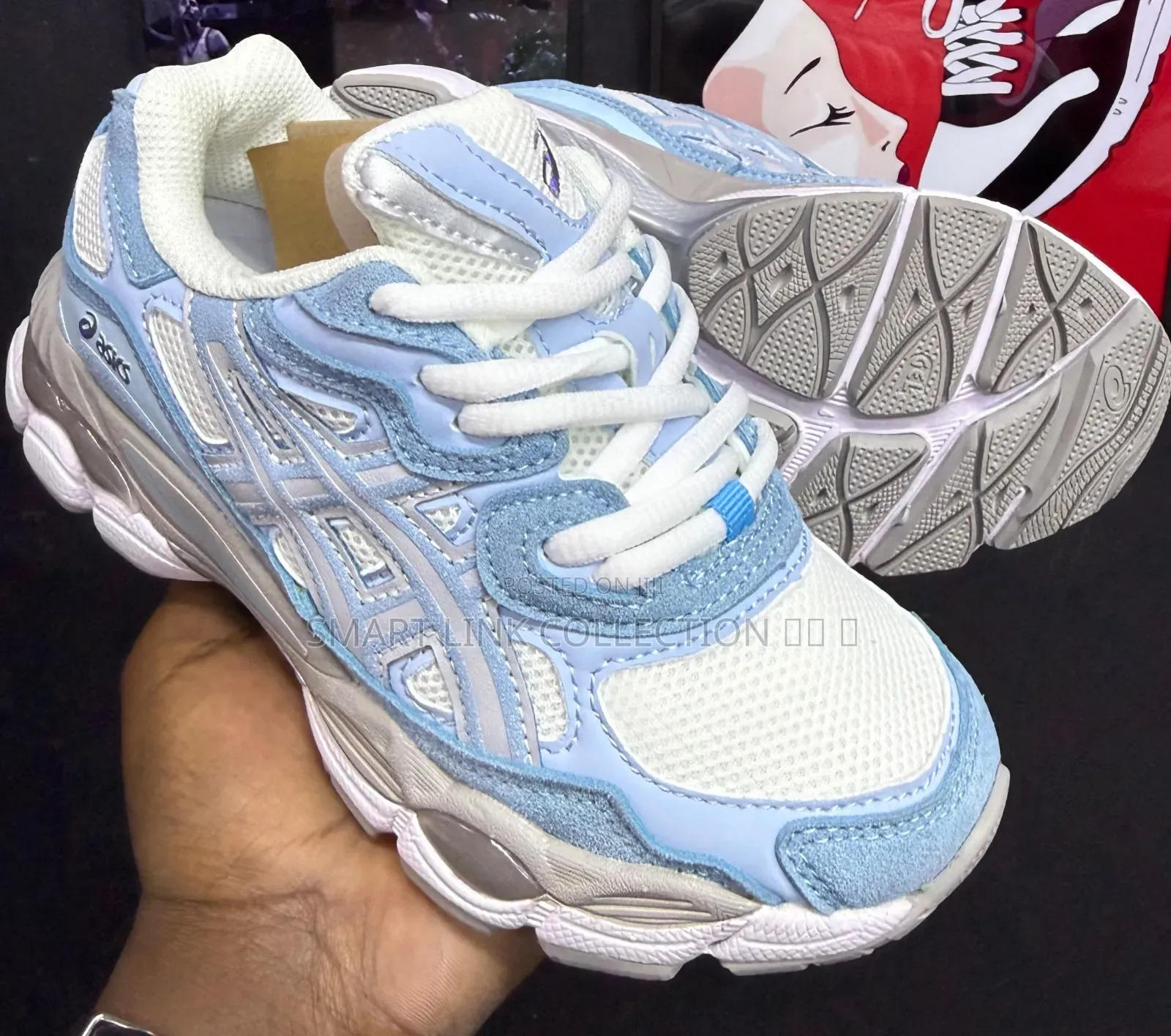 Asics Kids Artic Sky Blue