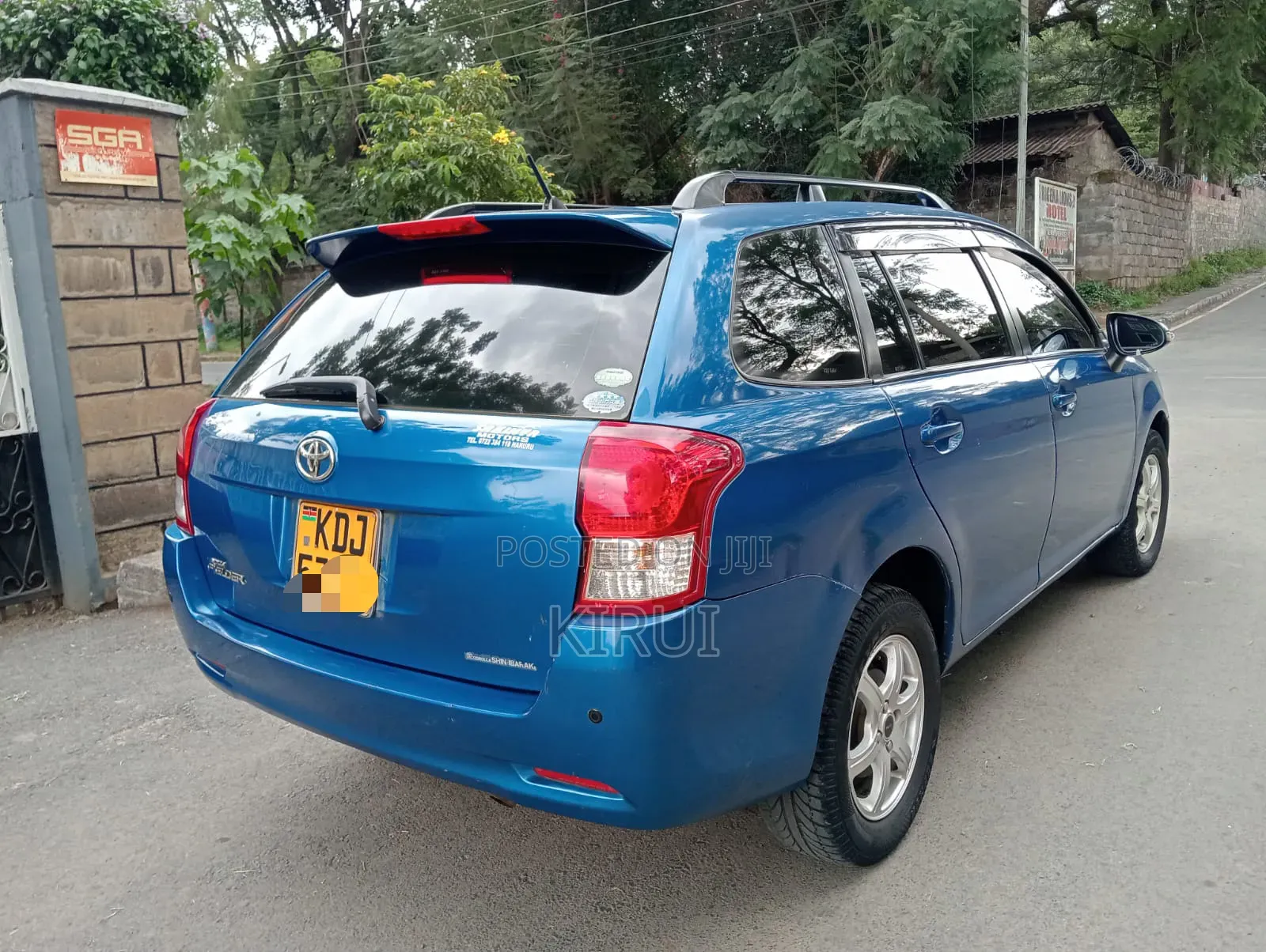 Toyota Corolla Fielder 2014 Blue