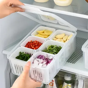 6-Grid Food Storage Container With Lid - Av