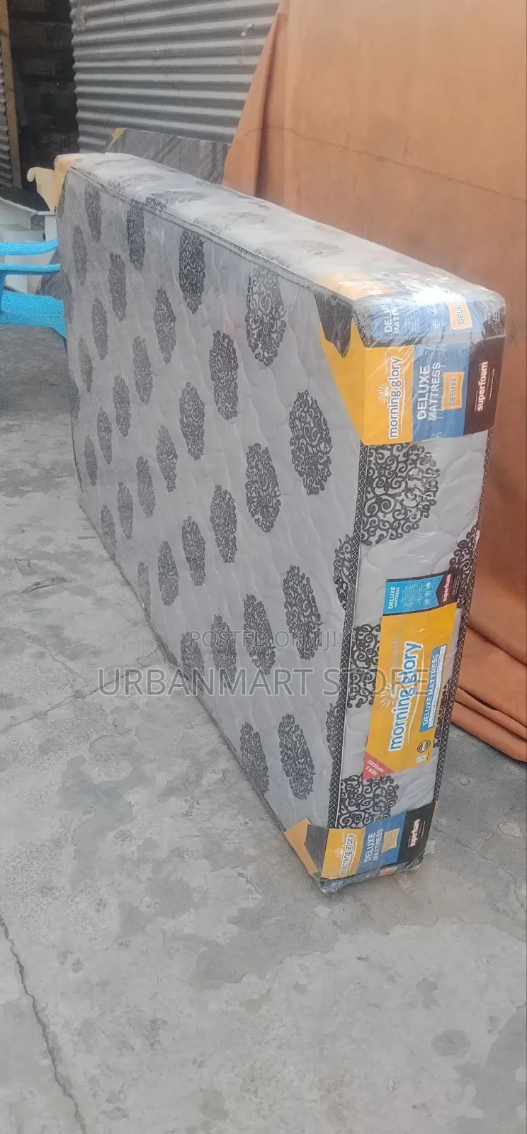 It Is Quilted, 3.5 by 6, 8 Inches Morning Glory Superfoam Mattress
