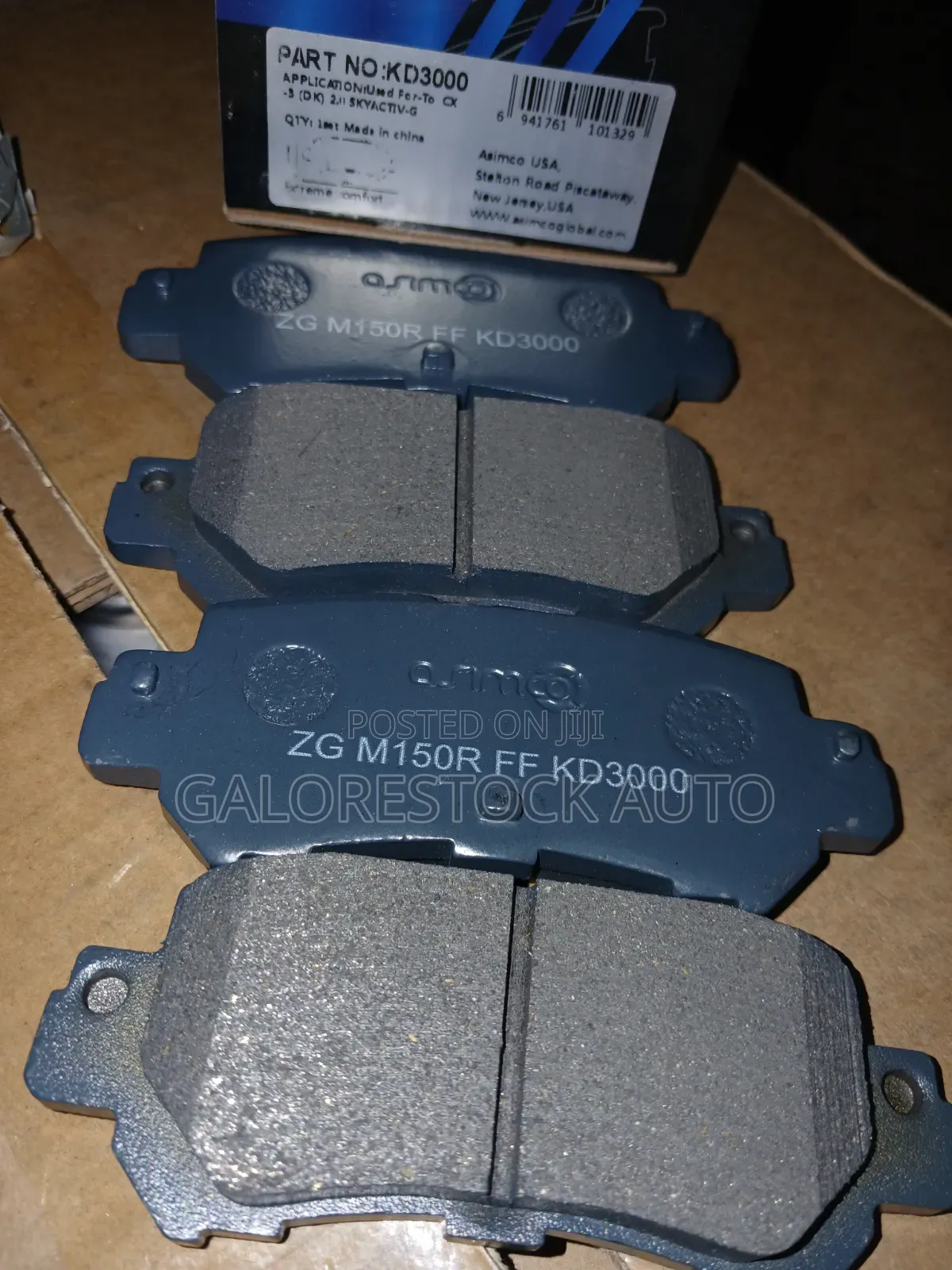 Kd3000 Mazda Cx-5,cx-3,mazda 2 Asimco  Breakpads