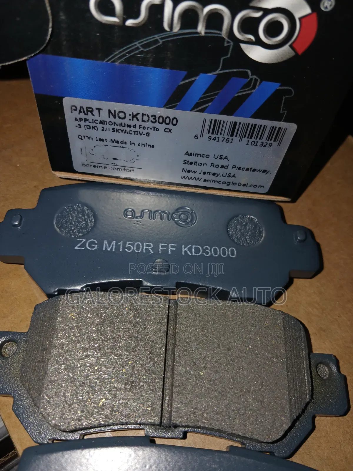 Kd3000 Mazda Cx-5,cx-3,mazda 2 Asimco  Breakpads