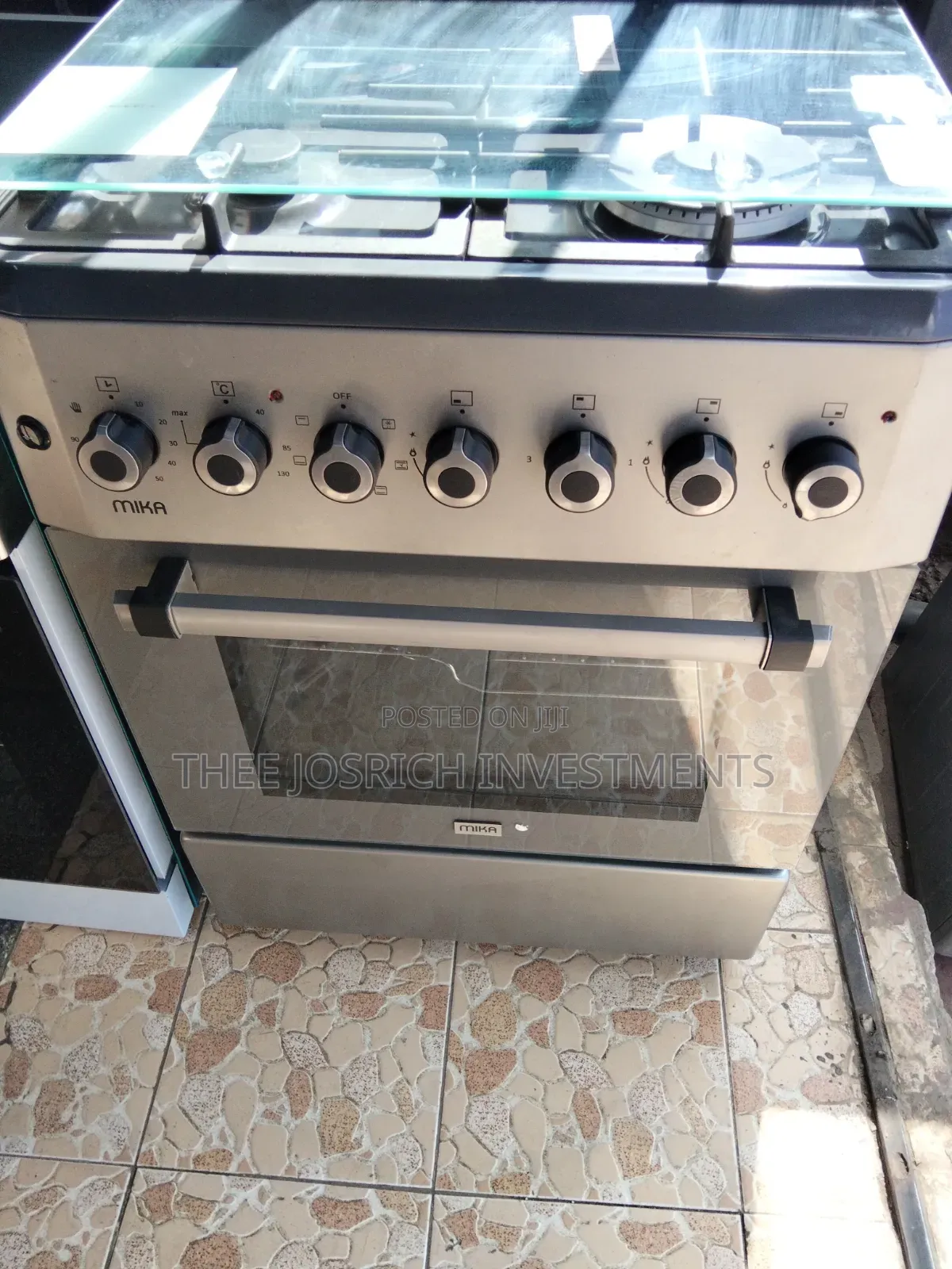 Mika Cooker Size 60 by 60 With Wok Burner Gas Sensors Turbo Fan